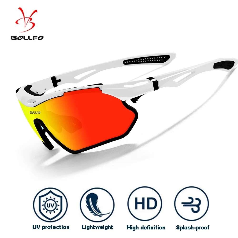 Sports Goggles for Men Women Cycling Running Glasses UV400 Protection Bicycle Glasses Driving Fishing Bike Riding Eyewear — image 1