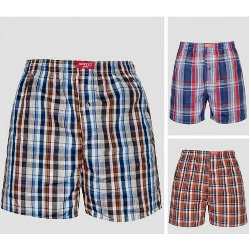 Original 3 Pack Men’s Boxers, Comfortable &amp; Breathable Checkered Underwear (Multi-Color)